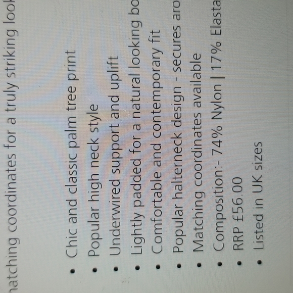 Freya tankini top. - Picture 11 of 11